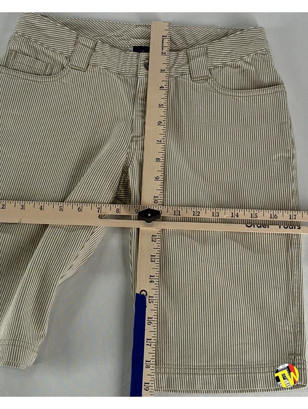 Patagonia Women's Organic Cotton Shorts Hickory Stripe